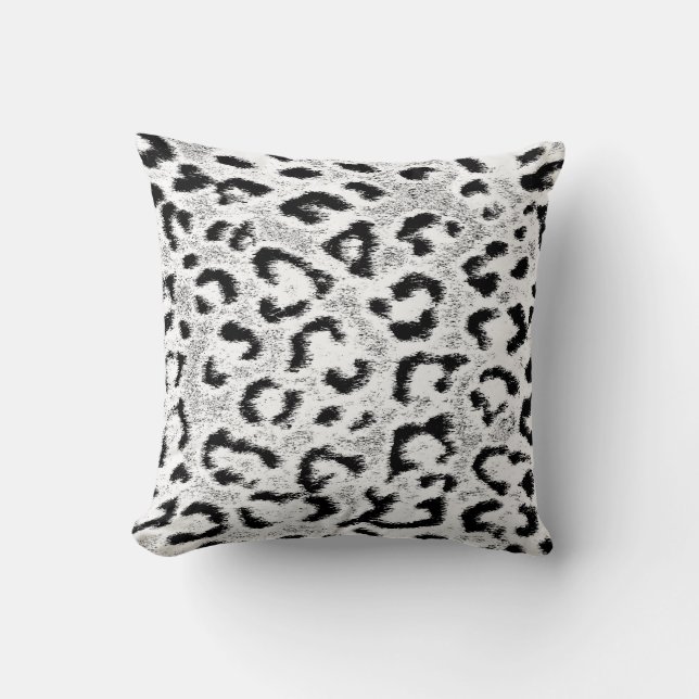 Coussin Poil léopard d'art 4 (Recto)