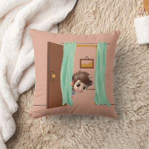 Coussin Point de vue de la joie - Enfance joueuse