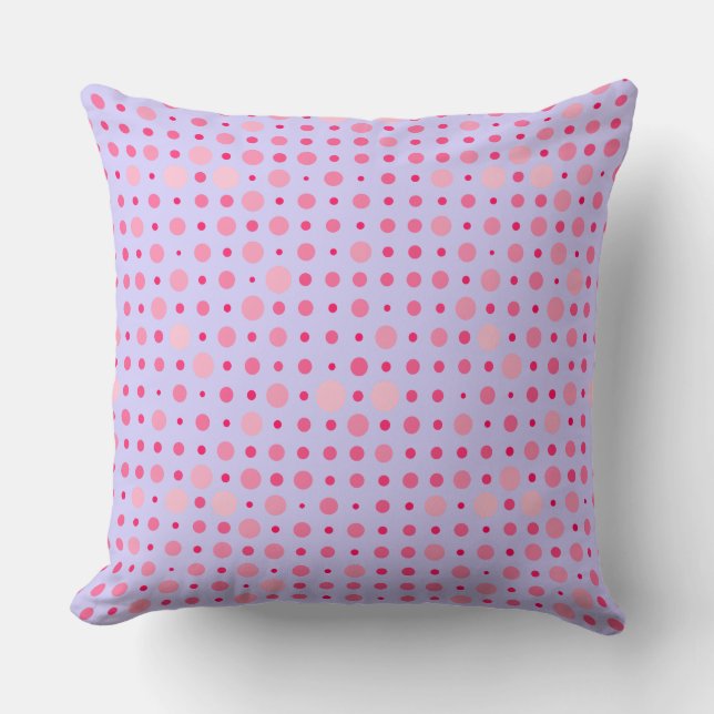 Coussin Pointe Polka Rétro 01.Pink LPurple BG (Recto)