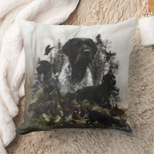 Coussin Pointer à poil dur allemand