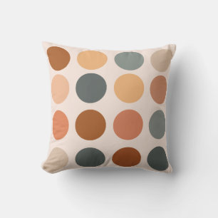 Coussin Points Boho rétro neutres