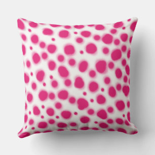 Coussin points dalmatiens tache rose poster de animal