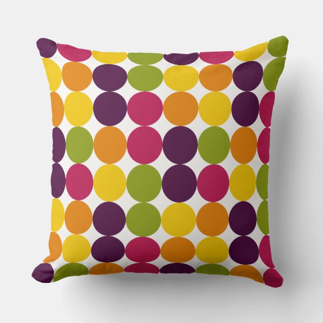 Coussin Points de couleur 03 (Recto)