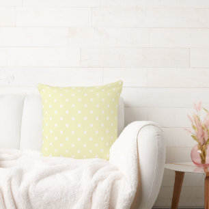 Coussin Points Jaunes Bébé
