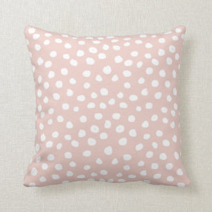 Coussin Points Posters de animaux Fluds Points Rose Et Bla