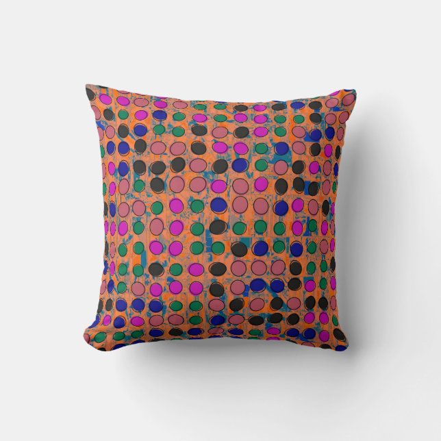 Coussin Points rétro (Recto)