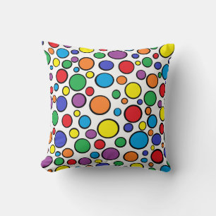 Coussin Pois coloré
