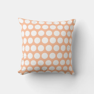 Coussin Pois rétro Peach fuzz