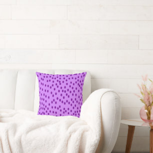 Coussin Pois violets de lavande