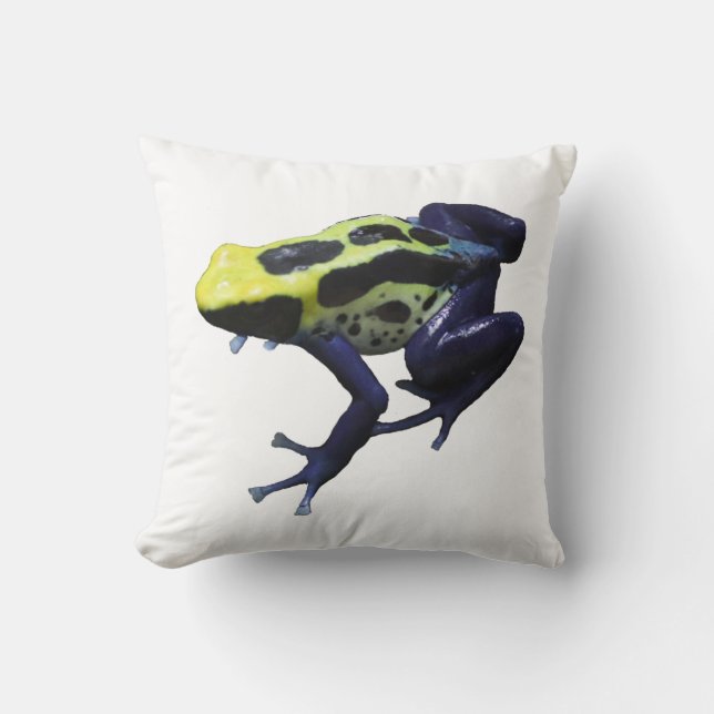 Coussin Poison grenouille (Recto)