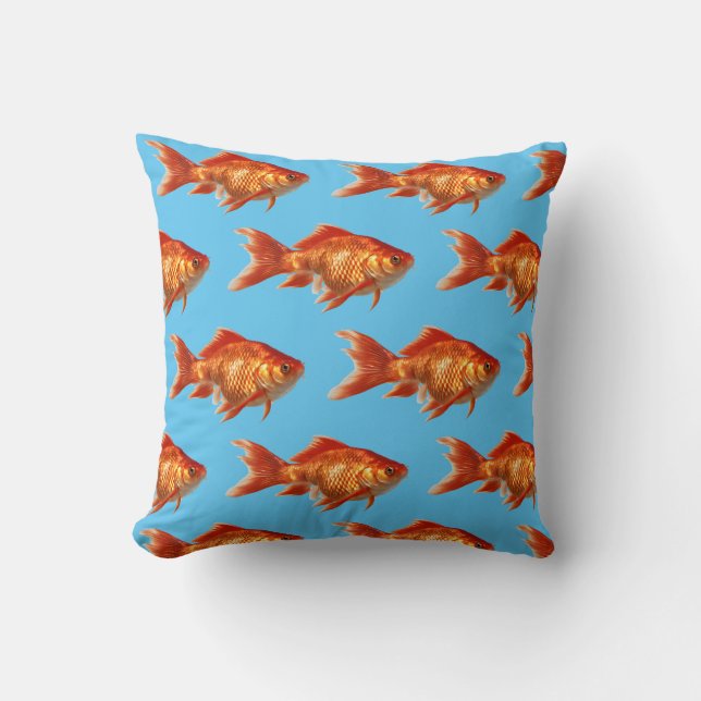 Coussin Poisson d'or (Recto)