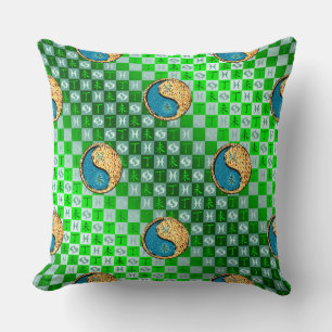 Coussin Poissons & Chèvre de Feu