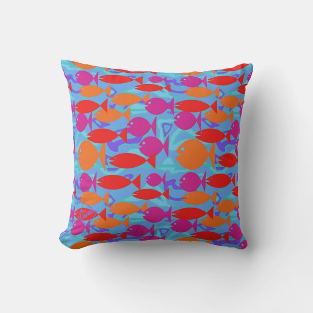 Coussin Poissons tropicaux (Recto)