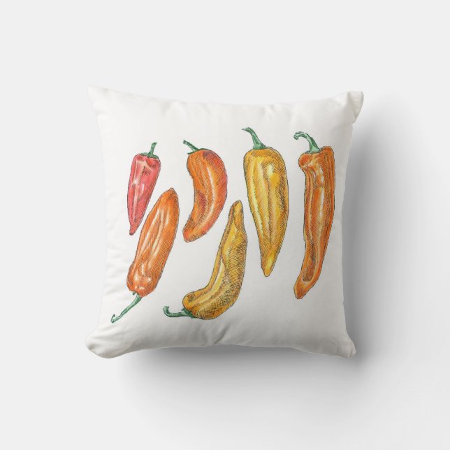 Coussin Poivrons doux (Recto)
