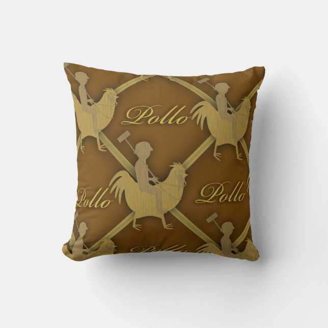 Coussin Pollo Joueurs Nouveauté Mode Sport Fun (Recto)