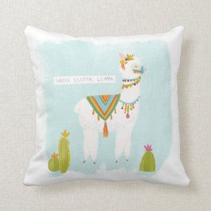 Coussin Pom Pom Llama Rama - Toute Lotta Llama