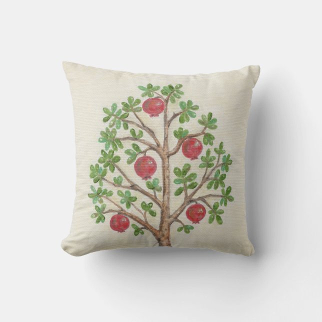 Coussin Pomegranate Tree Lancer l'oreiller (Recto)