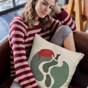 Coussin Pomme crachée