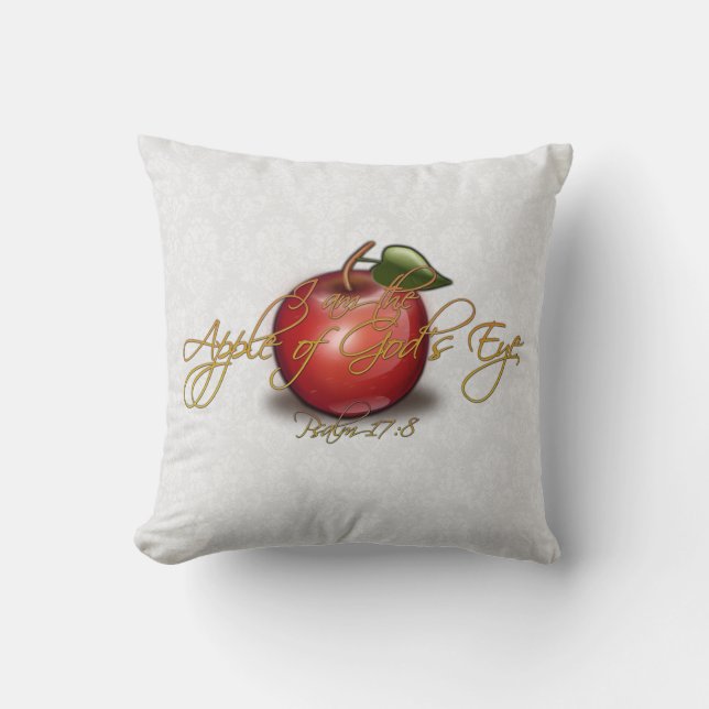 Coussin Pomme de l'oeil de Dieu, chrétien (Recto)