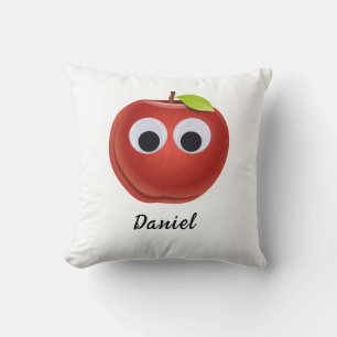 Coussin Pomme, fruit rouge aux yeux de dieu - Personnalisé