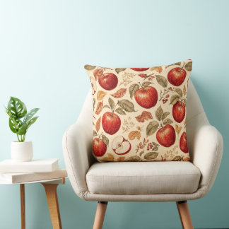 Coussin Pommes d'automne, Décoration saisonnière