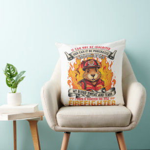 Coussin Pompier Beaver