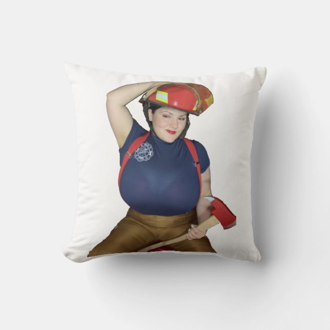 Coussin Pompier couvert à deux côtés (Recto)