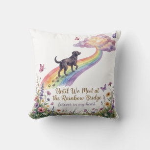 Coussin Pont Arc-en-ciel Mémorial des chiens En mémoire de