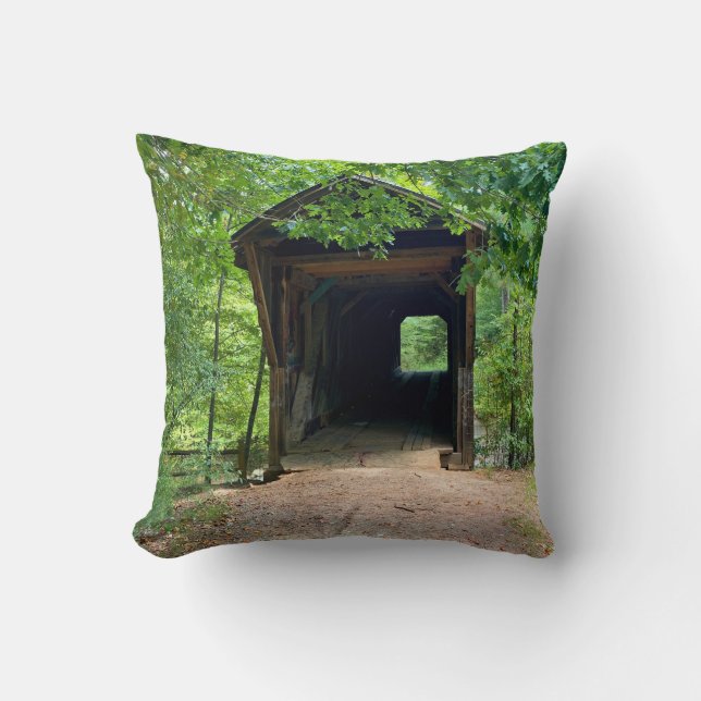 Coussin Pont couvert de Bunker Hill (Recto)