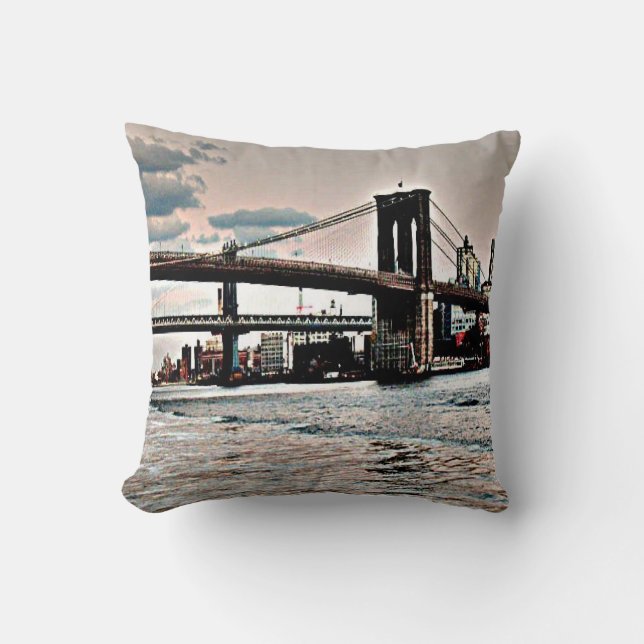 Coussin Pont de Brooklyn (Recto)