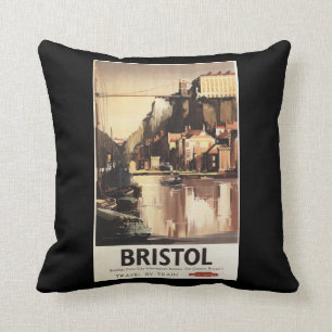 Coussin Pont suspendu et bateaux de Clifton