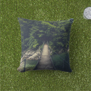 Coussin Pont suspendu simple rivière Idrijca, Slovénie