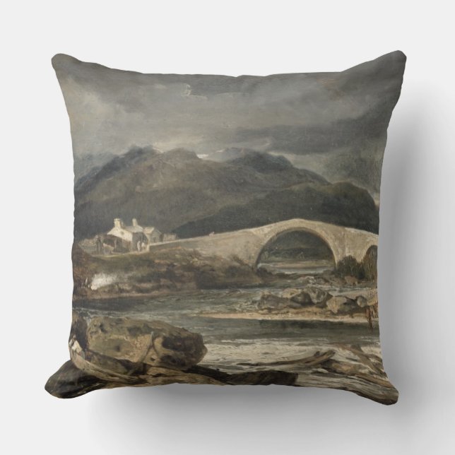 Coussin Pont Tummel, Perthshire, c.1801-03 (huile sur pann (Recto)