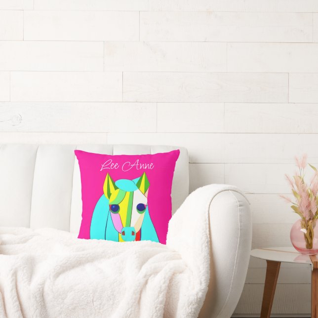Coussin Pony Dreams psychédélique (Canapé)