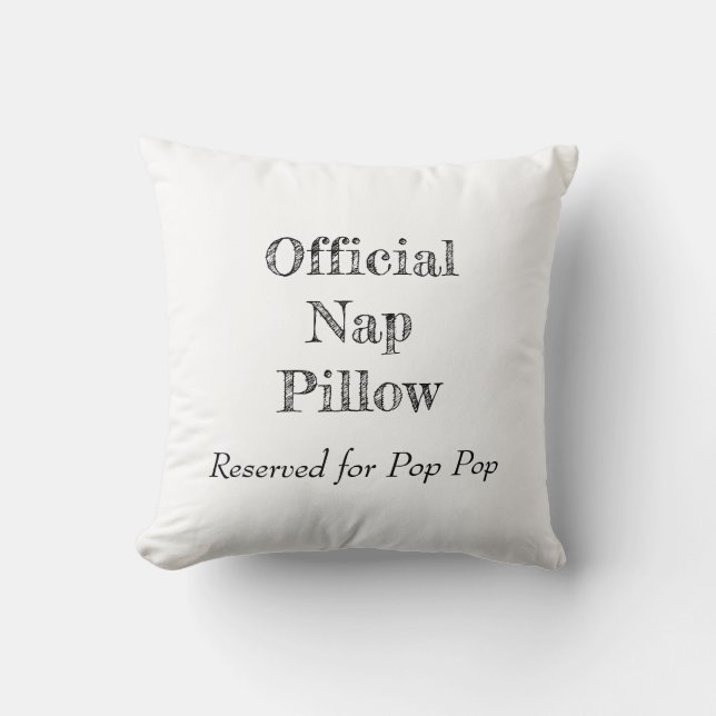 Coussin Pop Pop Nap (Recto)