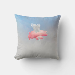 Coussin Porcelets volants