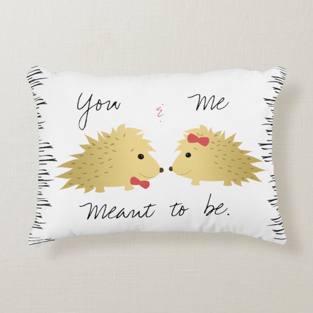 Coussin Porcupine Couple (Devant)