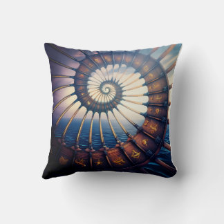 Coussin Portail En Étoiles En Bois Sur L'Eau