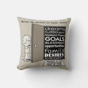 Coussin Portes ouvertes