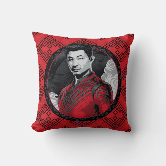 Coussin Portrait circulaire Shang-Chi (Recto)