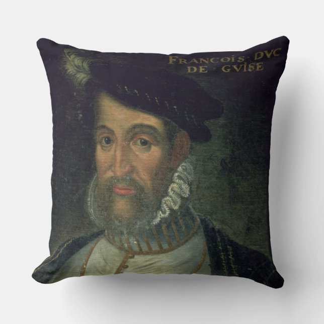 Coussin Portrait de Francois, 2ème duc Guise (1519-63) Fre (Recto)