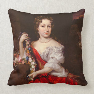 Coussin Portrait de jeune Madame (huile sur la toile)