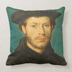 Coussin Portrait d'un homme, C. 1536 - 40 (huile sur la