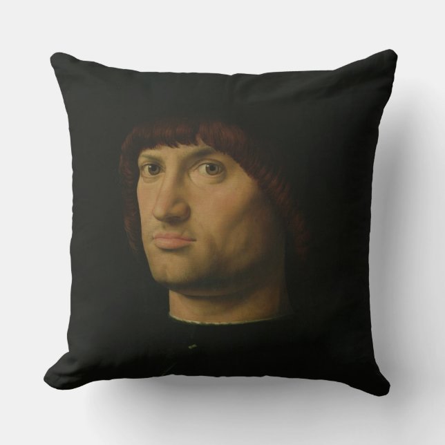 Coussin Portrait d'un homme, ou le Condottiere, 1475 (Recto)