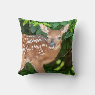 Coussin Portrait d'un nouveau-né (cerf de Virginie)