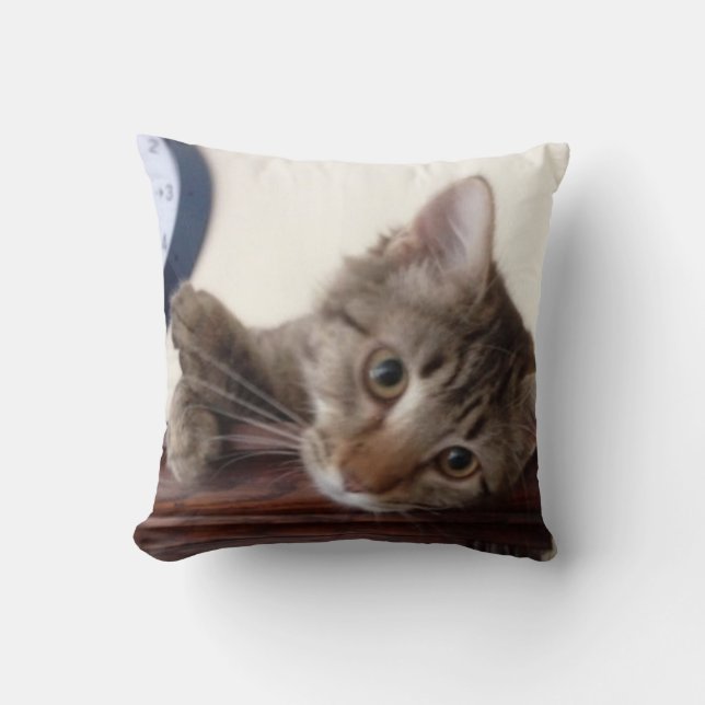 Coussin Portrait Kitten (Recto)