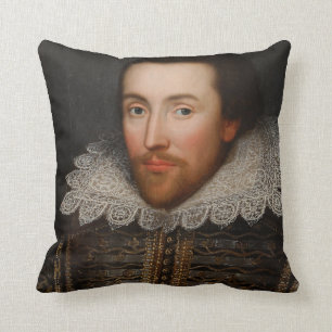 Coussin Portrait vintage de William Shakespeare