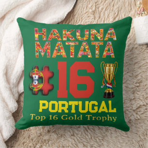 Coussin PORTUGAL 2026 Jeux mondiaux : Hakuna Matata Top