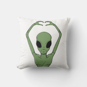 Coussin Pose du cœur extraterrestre