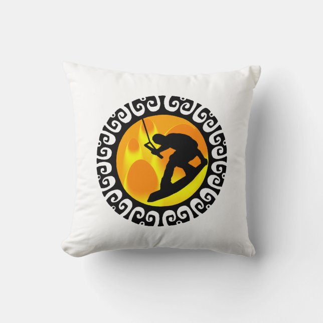 COUSSIN POSEUR D'ÉTAPE DE WAKEBOARD (Recto)